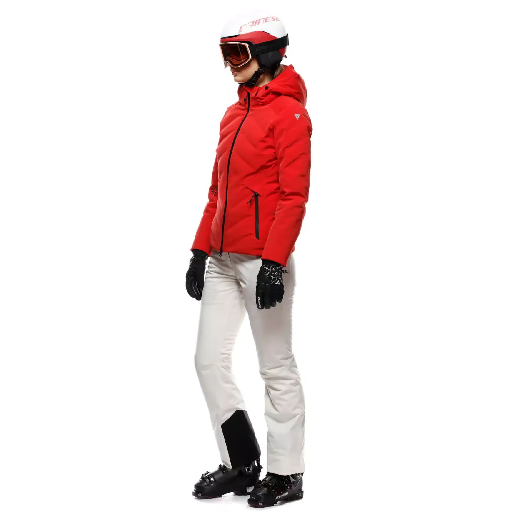 Dainese VIRTUS DERMIZAX EV™ - DAMEN WASSERDICHTE DAUNENJACKE RACING-RED Outlet