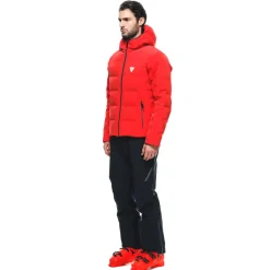 Dainese WASSERDICHTE SKIDAUNENJACKE FÜR HERREN FIRE-RED Best