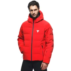 Dainese WASSERDICHTE SKIDAUNENJACKE FÜR HERREN FIRE-RED Best