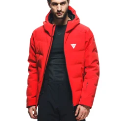Dainese WASSERDICHTE SKIDAUNENJACKE FÜR HERREN FIRE-RED Best