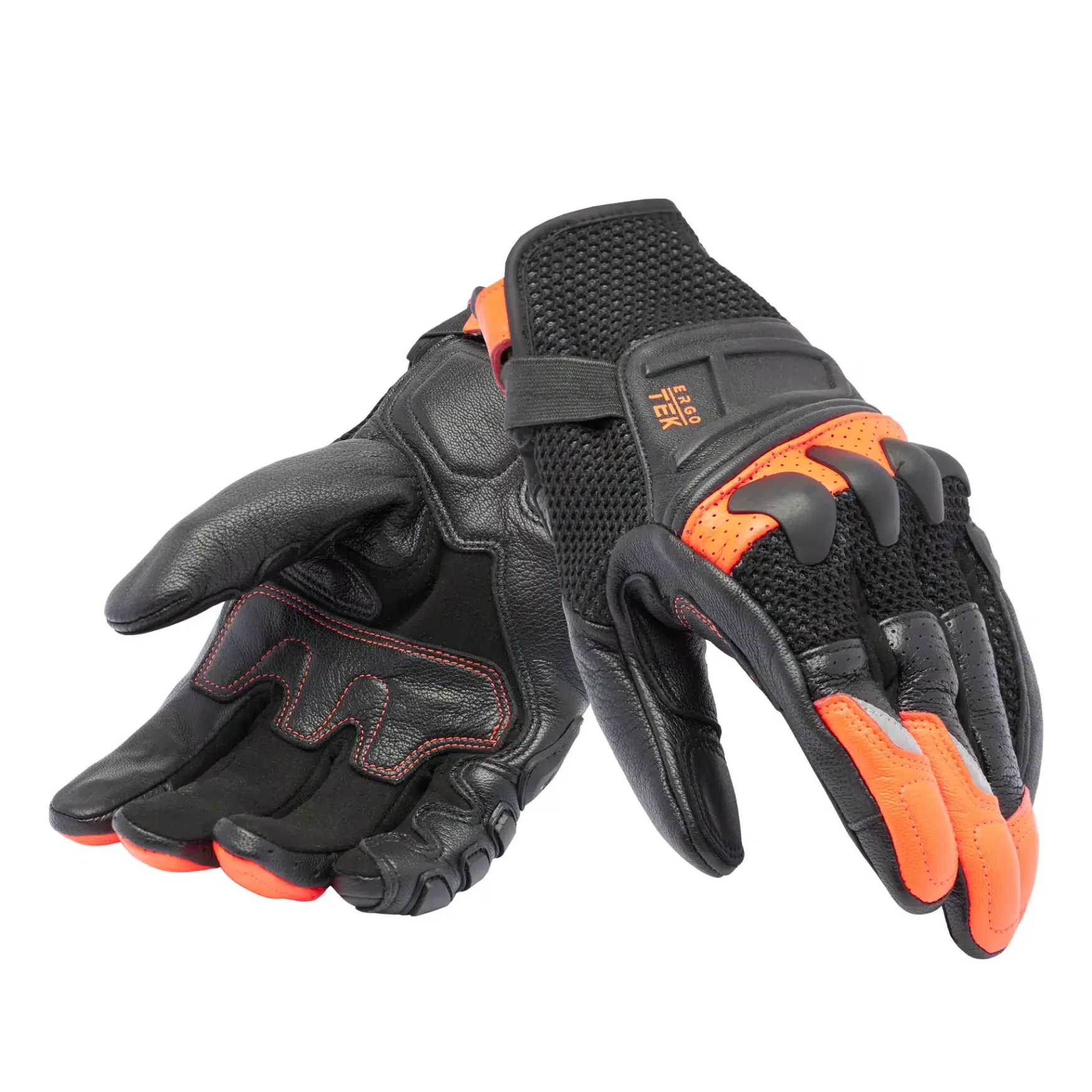 Dainese X-RIDE 2 ERGO-TEK GLOVES BLACK/RED-FLUO Hot