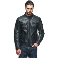 Dainese ZAURAX LEATHER JACKET BLACK Outlet