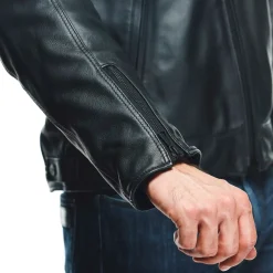 Dainese ZAURAX LEATHER JACKET BLACK Outlet